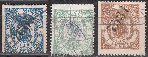 GIJON. 3 TIMBRES MUNICIPALES DE 25 CTS. Y 1 Y 2,50 PTAS.JPG