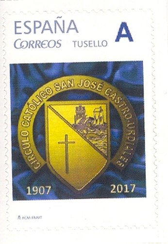 Sello personalizado. Castro-Urdiales. 2017-03-11 al 16. I Exp. Fil. Círculo Católico. Baja.jpg