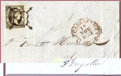 1851, Noviembre 18, Caceres a Trujillo, Baeza negro