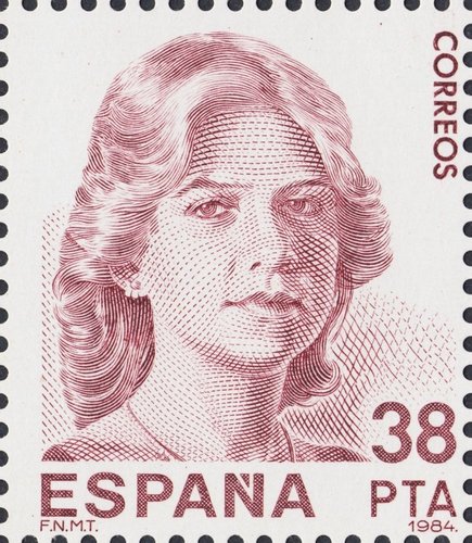 1984_España_España 84_Hojita Familia Real_Infanta Doña Cristina.jpg