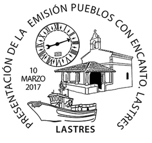 2017-03-10. Pueblos con encanto. Lastres. Presentación. 2017-03-10. Matasellos. Boceto. Baja.jpg