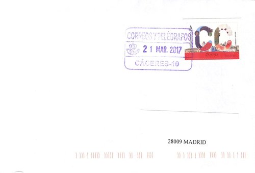 Fechador AF-03. 10 Caceres O.P. 2017-03-21. Sobre. Anverso. Baja.jpg