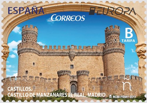 2017-04-21. Europa. Castillos. Castillo de Manzanares el Real. Madrid. Boceto.jpg