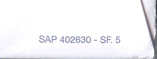 Sobre Servicio Filatelico. SAP 402630 - SF. 5. Unipapel 2009. Sobre 36x26. Reverso. Datos. Detalle 2. 2017-04-06. Emisiones 2017-1. Baja.jpg
