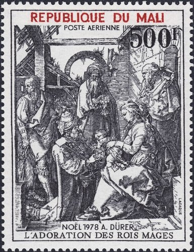 1978_Mali_Dürer, La adoración de los Reyes Magos.jpg