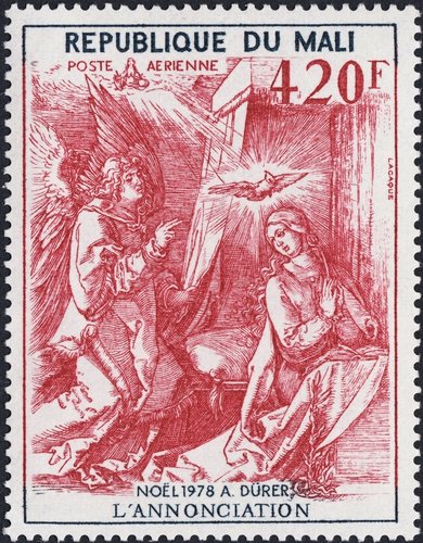 1978_Mali_Dürer, La Anunciación.jpg
