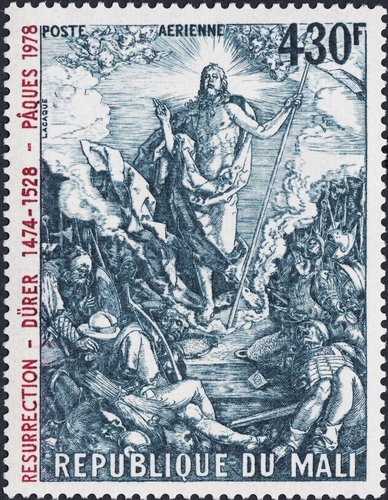 1978_Mali_Dürer, Resurrección.jpg