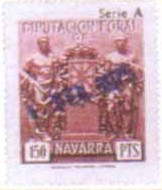 NAVARRA Diputacion serie A 150 pts vinoso oscuro