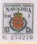 NAVARRA 1943 10 cts serie I
