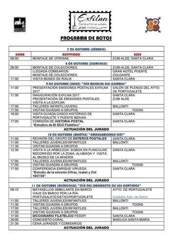 Portugalete. 2017-10-09 al 15. Exfilna 2017. 003-PROGRAMA-DE-ACTOS-Y-ACTIVIDADES. 2017-04-19. Página 1. Baja.jpg