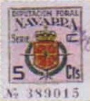 NAVARRA 5 cts serie S 1942