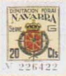 NAVARRA 20 cts serie G 1943