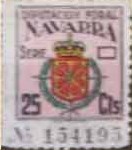 NAVARRA 25 cts serie D 1943