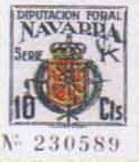 NAVARRA 10 cts serie K 1944
