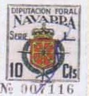 NAVARRA 10 cts serie L 1944