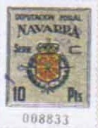 NAVARRA 10 cts serie C 1945