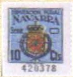 NAVARRA 10 cts serie O 1945