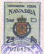 NAVARRA 25 cts serie O 1945