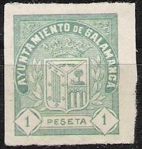 SALAMANCA 1 pts verde claro ....sin dentar o dentado linea