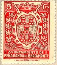 PEÑARANDA 5 cts rojo