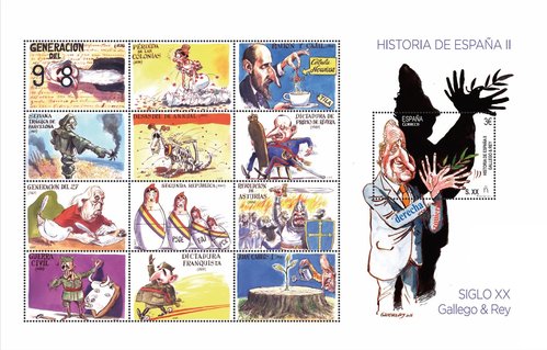 2017-05-03. Historia de España. Gallego & Rey. Siglo XX. Boceto. Baja.jpg