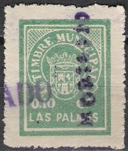 LAS PALMAS 10 cts habilitado Montepio
