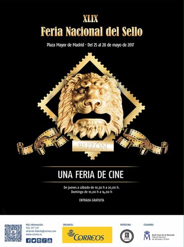 Madrid. 2017-05-25 al 28. 49 Feria Nacional del Sello. Cartel. Baja.jpg