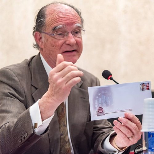 Matasellos turístico. Oficina postal de Puigcerdà. Museu Cerdà. 2017-05-06. Presentación. Imagen de Correos 15.jpg