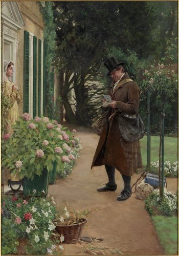 The Village Postman by Walter Dendy Sadler.jpg