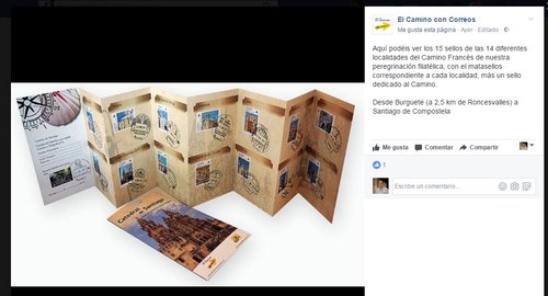 credencial camino folleto