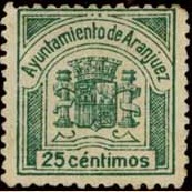 ARANJUEZ 25 cts verde oscuro