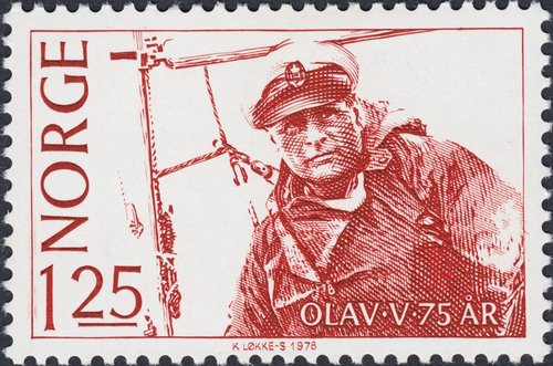 1978_Noruega_75 Cumpleaños del Rey Olav V_1.25.jpg