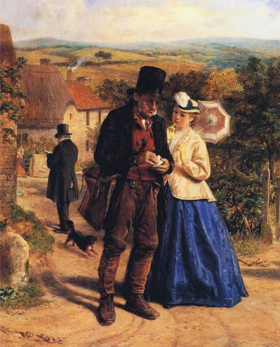 The Village Postman, William Hemsley.jpg