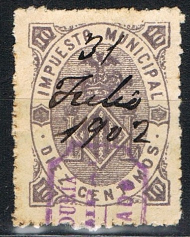 VALENCIA 1902 10 cts