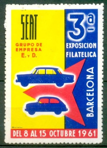 BARCELONA exposicion Seat 1961