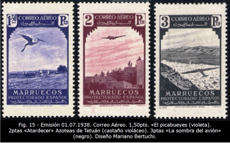 Fig. 15.0 General. Emisión 1938 CA. Sellos de 1,50 - 2 y 3 ptas.jpg