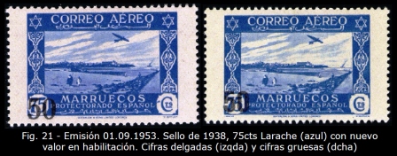 Fig. 21.0 General. Emisión 1953. Sello 1938 habilitado.jpg