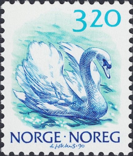 1990_Noruega_Cisne mudo.jpg