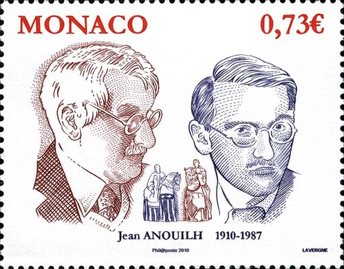 2010_Mónaco_Jean Marie Lucien Pierre Anouilh (1910-1987).jpg