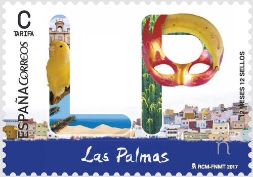 2017-07-03. 12 meses, 12 sellos. Las Palmas. Boceto. Baja.jpg