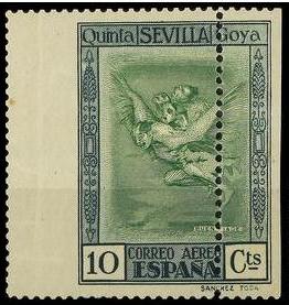 Falso Dentado Muy Desplazado. Goya 10 cts. &quot;Perf. PRIVADA&quot;