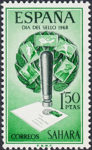 1968_Sahara_Día del Sello_1.50.jpg