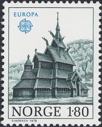 1978_Noruega_La Iglesia de madera de Borgund.jpg