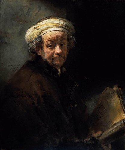 Rembrandt. Autorretrato como San Pablo, 1661