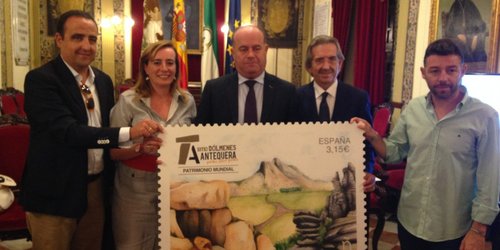 2017-07-14. Patrimonio Mundial. Sitio Dólmenes de Antequera. Presentación. 2017-07-14. Imagen de Correos. 1.jpg