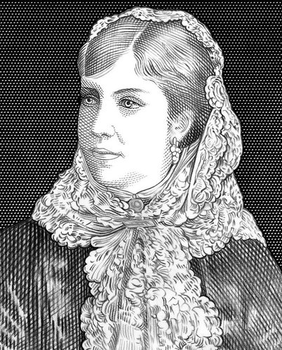 Maria Assumpta d'Areny Plandolit. Boceto de Elsa Catelin