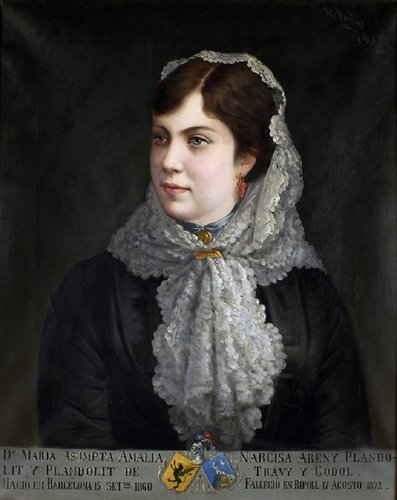 Retrato de Maria Assumpta d'Areny Plandolit