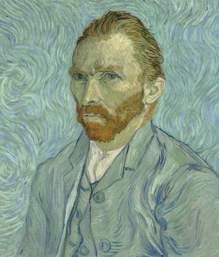 Vincent Van Gogh. Autorretrato, óleo, 1889