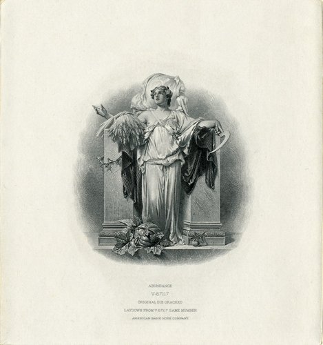 Grabado de Robert Savage, &quot;Abundancia&quot; (1927)