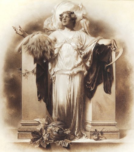 Pintura original de Alonzo E. Foringer